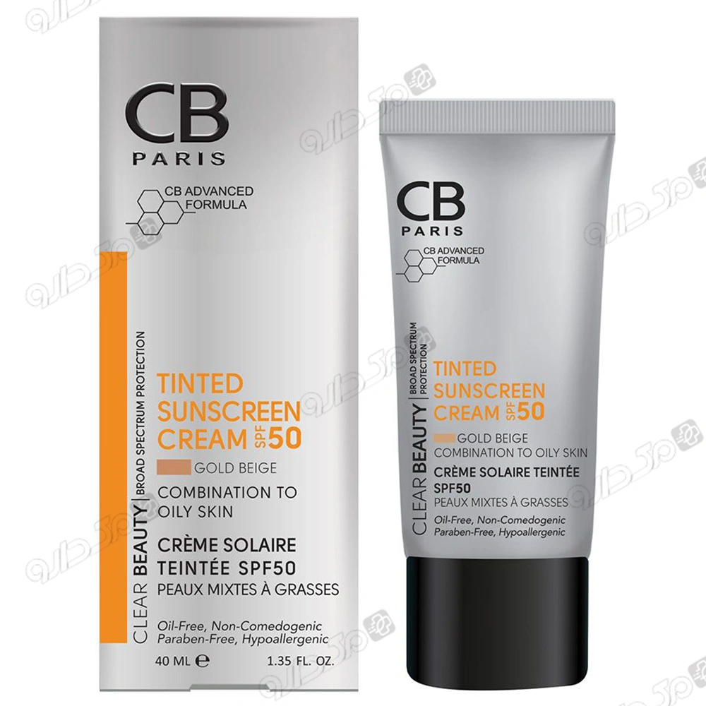 کرم ضد آفتاب گلد بژ پوست مختلط تا چرب SPF50 سی بی